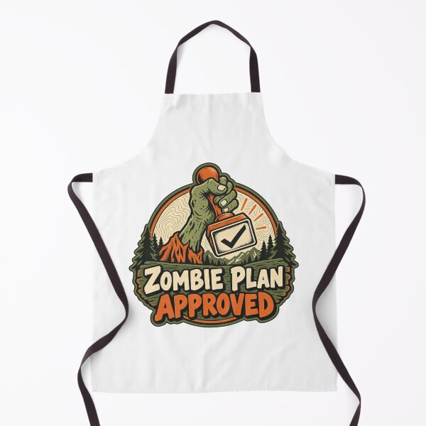 Item preview, Zombie Plan Approved Funny Zombie Prepper designed and sold by freshartdesigns.