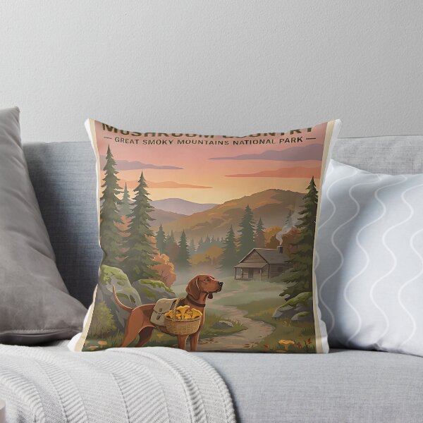 Item preview, Redbone Coonhound Mushroom Forager designed and sold by PictoVibe.