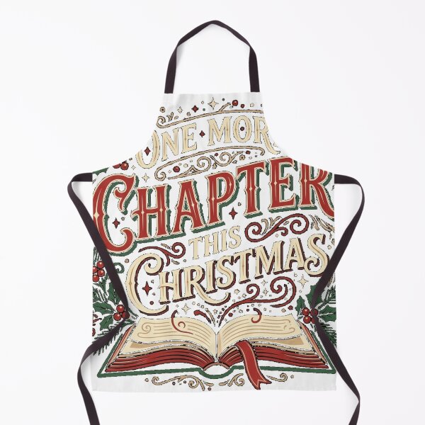Item preview, One More Chapter This Christmas Oversized T-Shirt designed and sold by E-Capoeira shop.