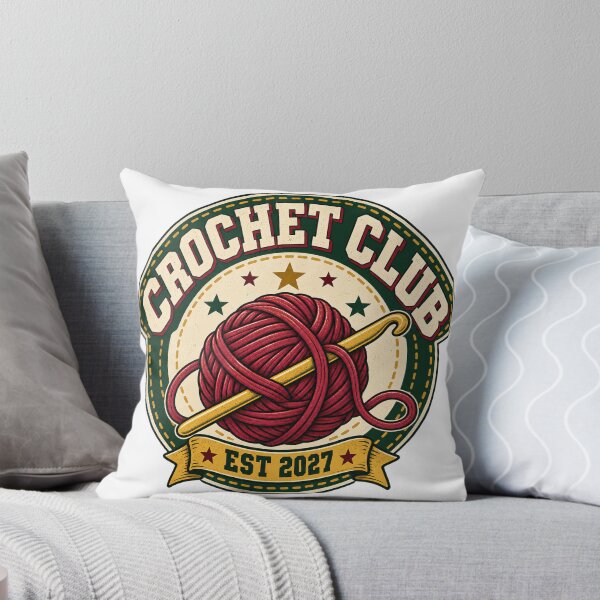 Item preview, Crochet Club Est 2027 Funny Crochet Group Gift designed and sold by freshartdesigns.