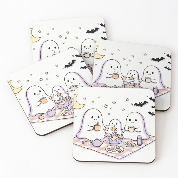 Item preview, Ghost Family Picnic Under Stars designed and sold by KaiWaiGallery.