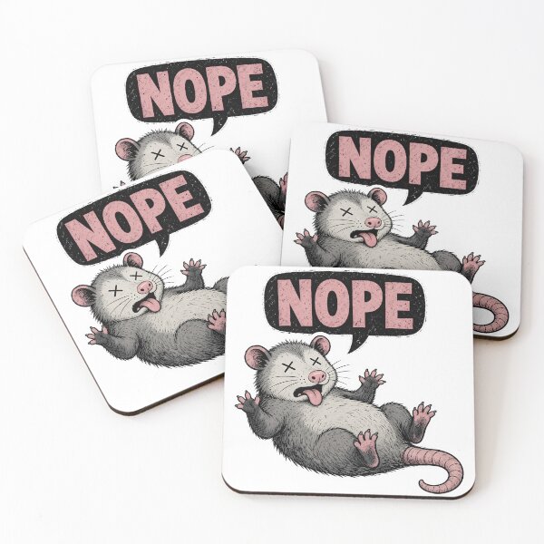 Item preview, Nope Possum Playing Dead designed and sold by plam50.
