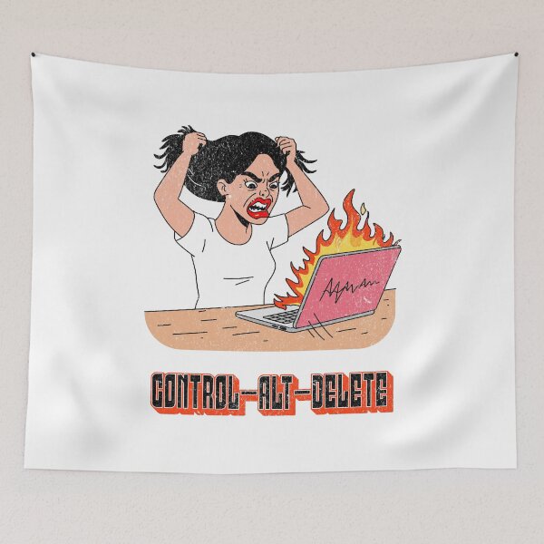Item preview, CONTROL-ALT-DELETE (IT HUMOR) designed and sold by lovewhatyoudo.