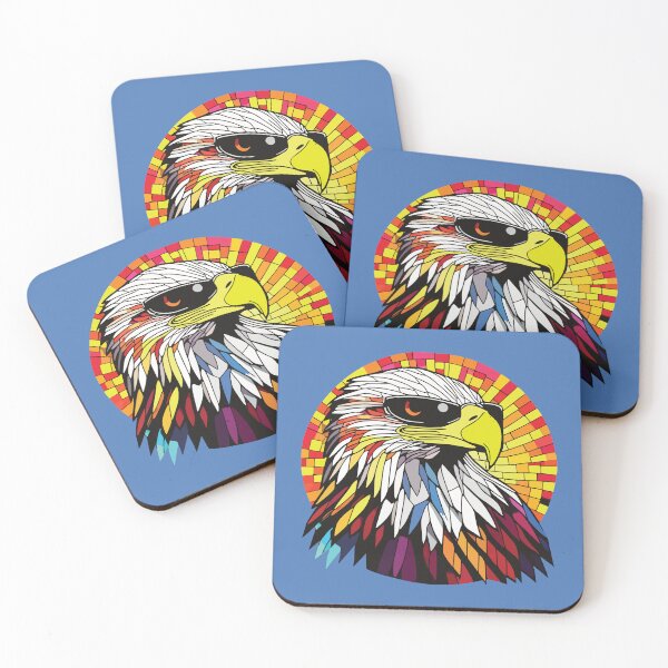 Item preview, Cool Eagle Wearing Sunglasses Mosaic  designed and sold by designmari.