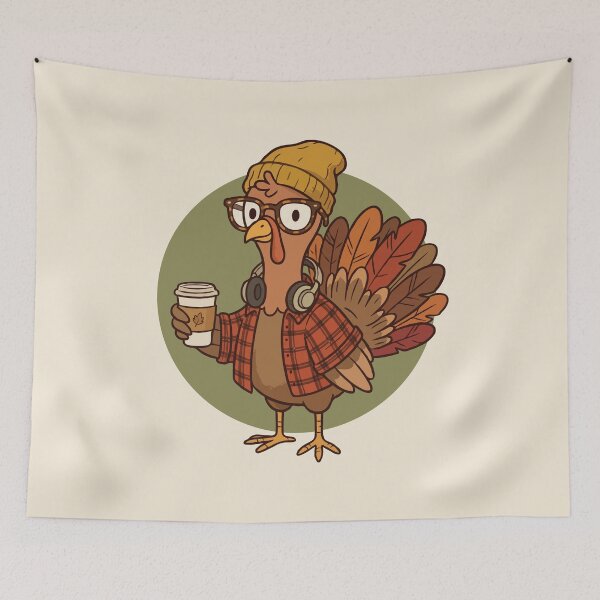 Item preview, Hipster Turkey    designed and sold by Gkinoki.