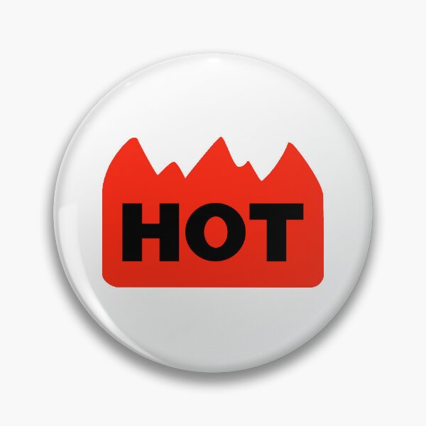 Item preview, Rave Supermarket Hot Food Sticker PLUR Sticker Red designed and sold by billiebc.