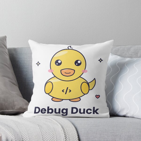 Item preview, Rubber Duck Sticker - Cute Debug Duck designed and sold by TheFreddo.