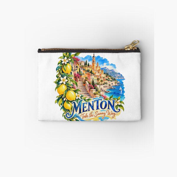 Item preview, Menton Seaside Steps and Lemons Watercolor Travel Art designed and sold by skyartdesign.