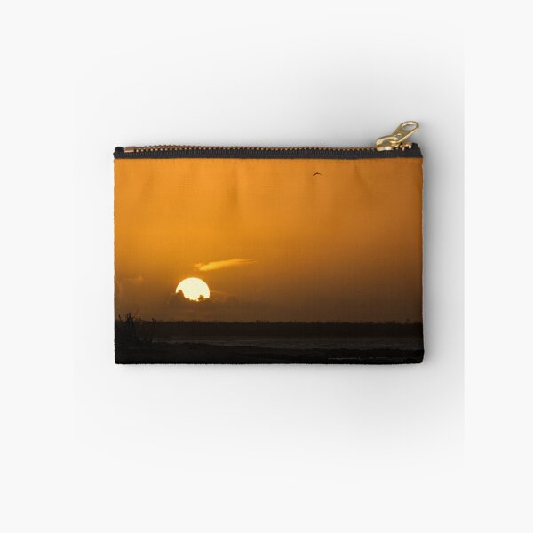 Item preview, Golden Orange Sunset Over the Sea with Birds Flying designed and sold by celinebisson.