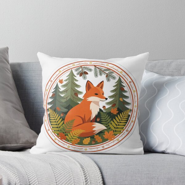 Item preview, Fox Forest Woodland Animal Badge designed and sold by Daniel Haddad.