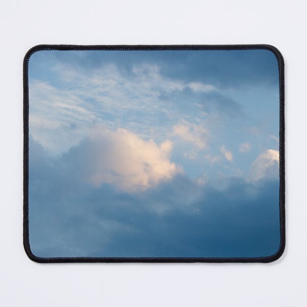 Item preview, Blue Storm Clouds Clearing with Soft White Clouds and Sunlight designed and sold by celinebisson.