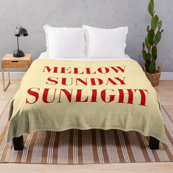 Item preview, Mellow Sunday Sunlight Minimalist Quote Art designed and sold by r-wan-design.