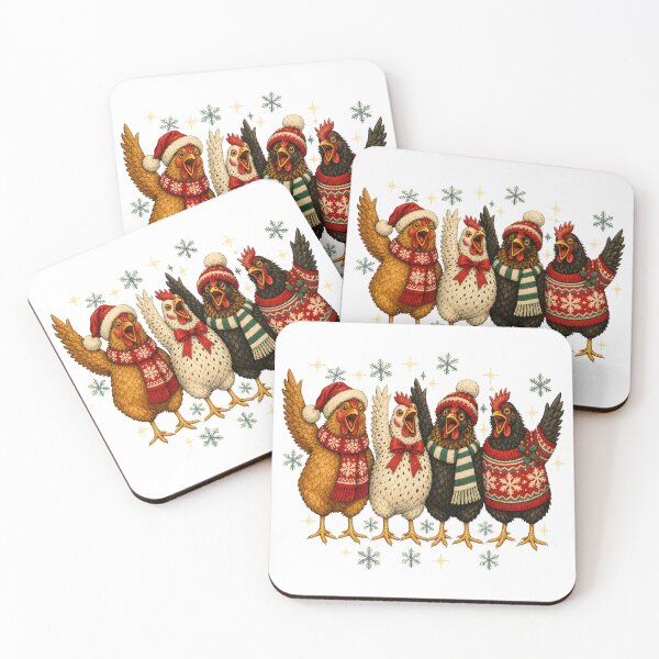 Item preview, Funny Vintage Chicken Christmas-Holiday-Song-Design Men Women designed and sold by MathiasFuchs.