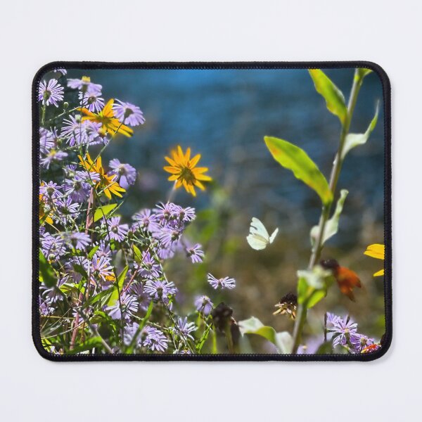 Item preview, Floral River Bank with Butterfly designed and sold by BuddingTree.