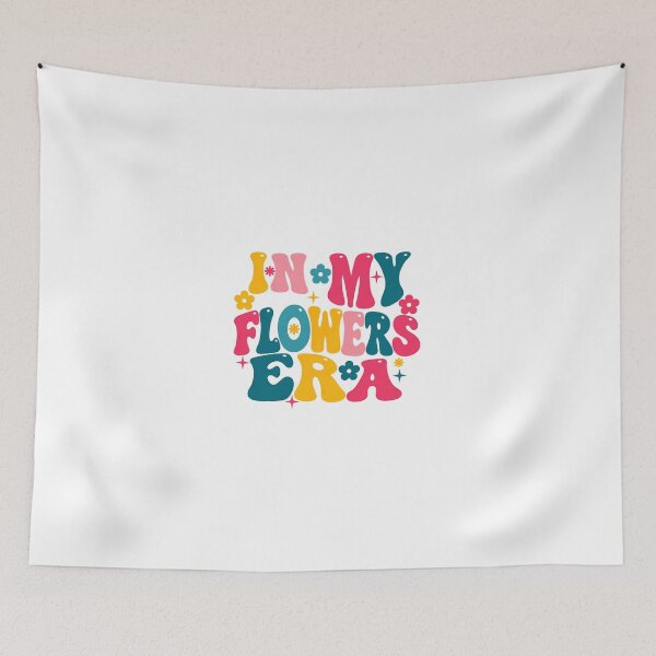 Item preview, In My Flowers Era Floral Spring Mood Retro Groovy Lover designed and sold by JonesFlora2025.
