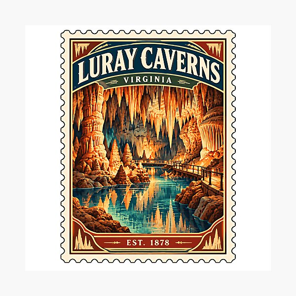 Item preview, Luray Caverns Virginia Est. 1878 Travel Souvenir Caves Exploration designed and sold by NeedForParks.