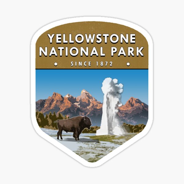 Yellowstone National Park 2 Sticker