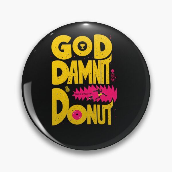 Item preview, Vintage Goddamn Donut Dungeon Crawler Science Fiction designed and sold by crestwo-supply.