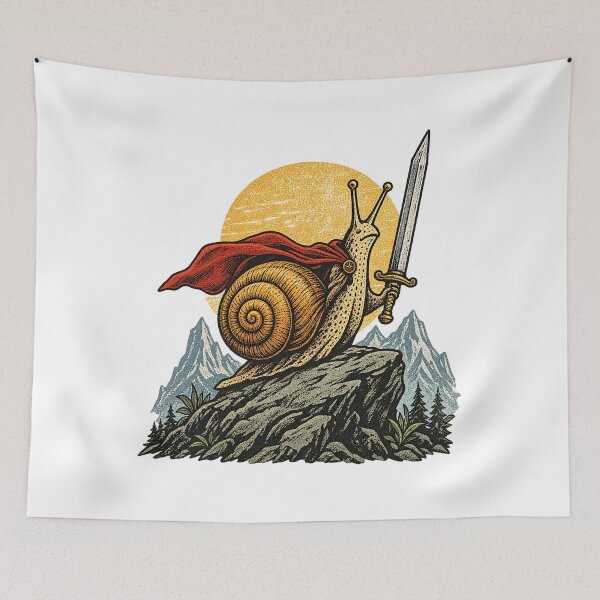 Item preview, Snail Knight designed and sold by Crownaged.
