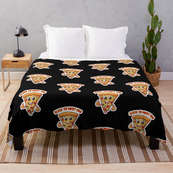 Item preview, Cute Thumbs Up Pizza Slice To Meet You Funny Food Pun designed and sold by FestivityFinds.