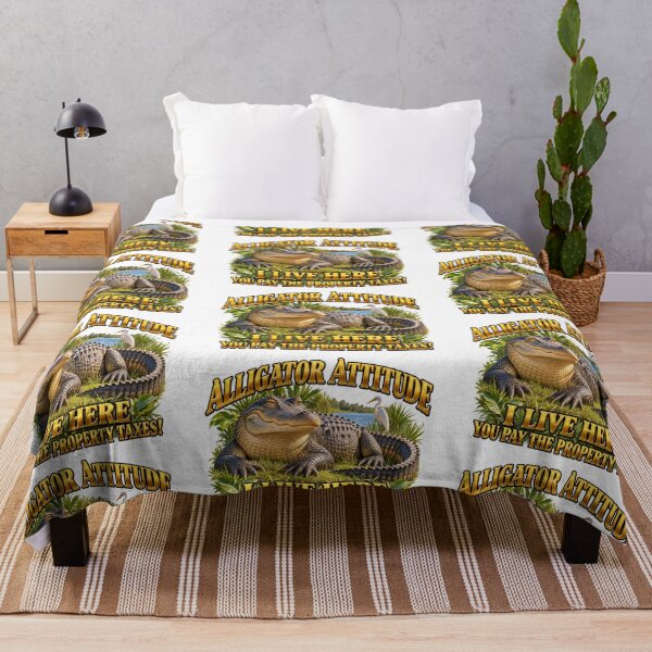 Item preview, Ali Gator – Alligator Attitude – Funny Florida Wildlife Humor designed and sold by LnsCreations.