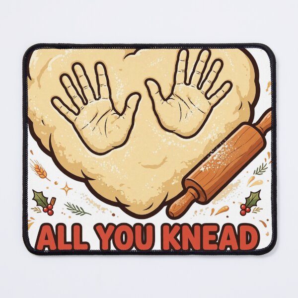 Item preview, All You Knead Is Love Shirt — Funny Christmas Dough Baking Pun Tee designed and sold by unthinkabletees.