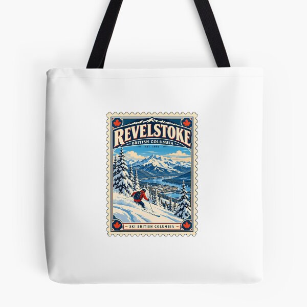 Item preview, Revelstoke British Columbia Est. 1956 Ski British Columbia Canadian Skiing Travel Adventure designed and sold by AncientClouds25.