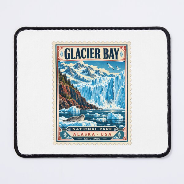 Item preview, Glacier Bay National Park Alaska USA Est. 1980 Travel Visitor Souvenir designed and sold by ManilStuck237.