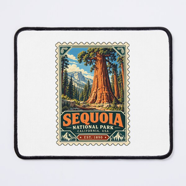 Item preview, Sequoia National Park California, USA Est. 1890 Travel Outdoors Adventure designed and sold by kristyparkStar3.
