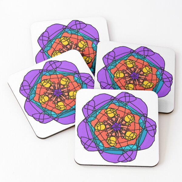 Item preview, Purple mandala flower designed and sold by marjattaduval.
