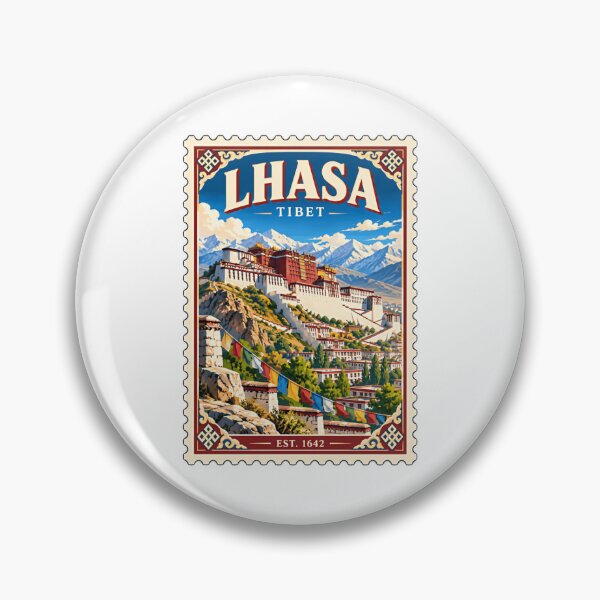 Artikelvorschau, Lhasa, Tibet, gegründet 1642, Potala-Palast, Sehenswürdigkeit entworfen und verkauft von kristyparkStar3.