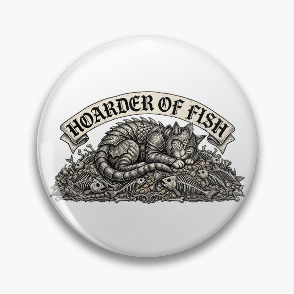 Item preview, Hoarder Of Fish designed and sold by Crownaged.