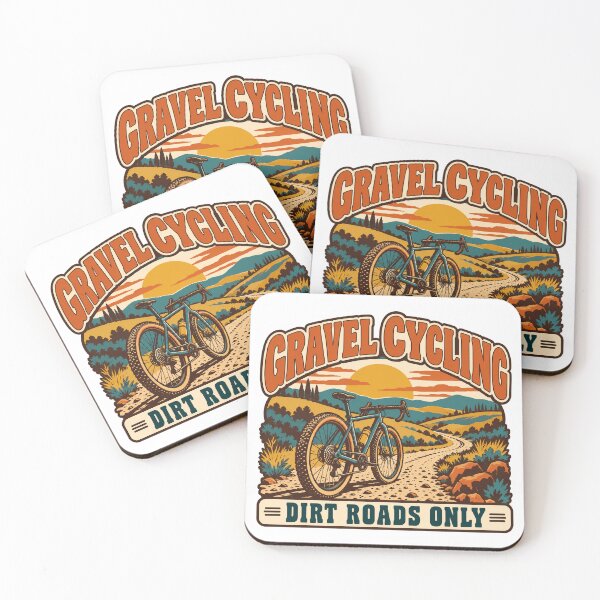 Item preview, Gravel Cycling Gift - Dirt Roads Only designed and sold by RedRubyBubble.