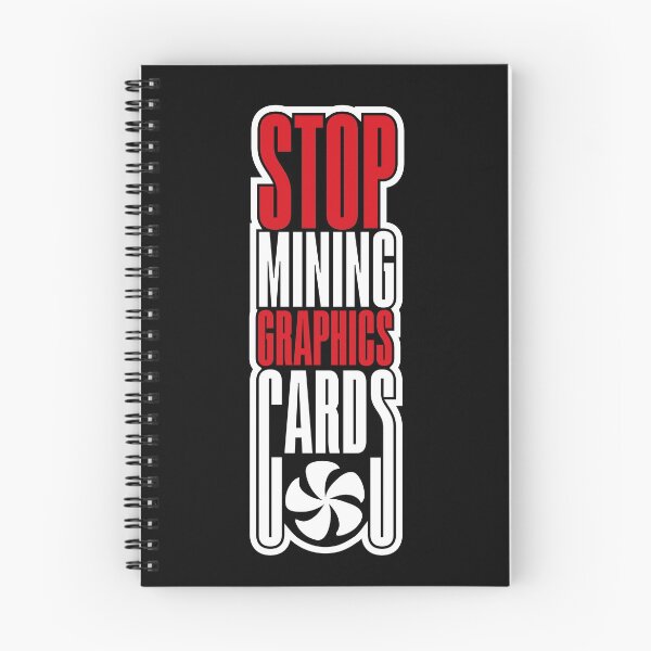 Item preview, Stop Mining Graphics Cards (v1) designed and sold by BlueRockDesigns.