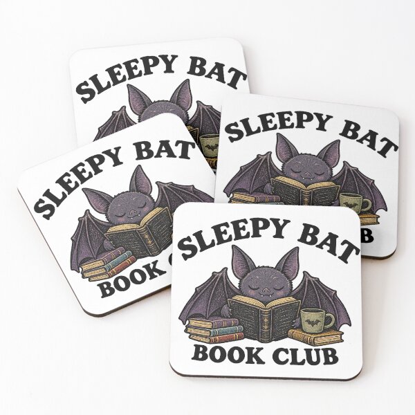 Item preview, Sleepy Bat Book Club designed and sold by Crownaged.