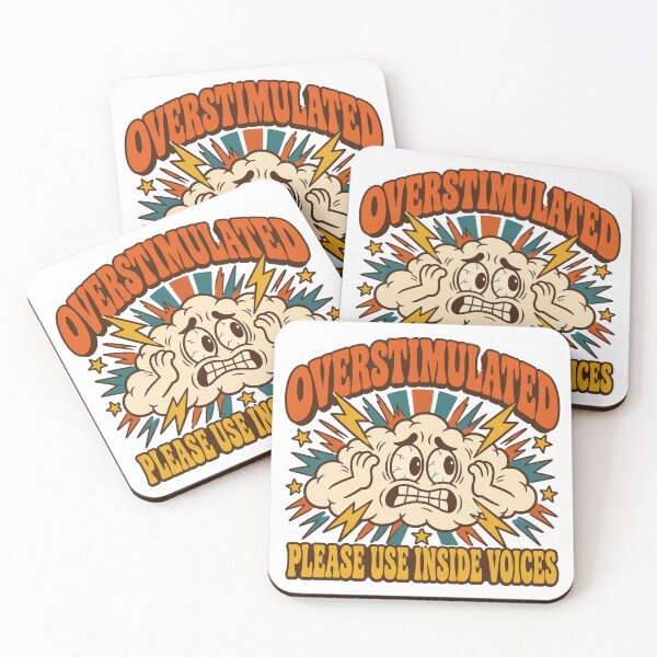 Item preview, Overstimulated Gift - Please Use Inside Voices designed and sold by RedRubyBubble.