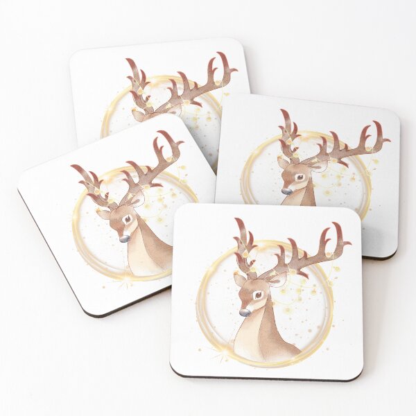 Item preview, Golden Ring Deer with Lights designed and sold by Gravity Market.