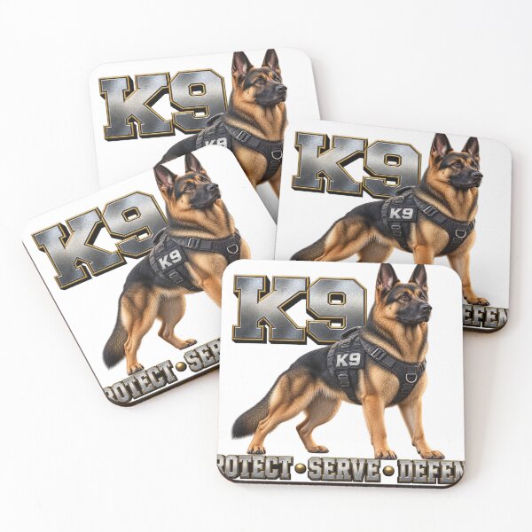 Item preview, K9 – Protect, Serve, Defend German Shepherd Police Dog designed and sold by LnsCreations.