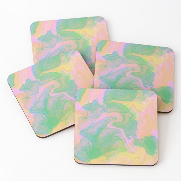 Item preview, Pastel Green Pink Watercolour Fluid Texture designed and sold by Deanmindvortex.