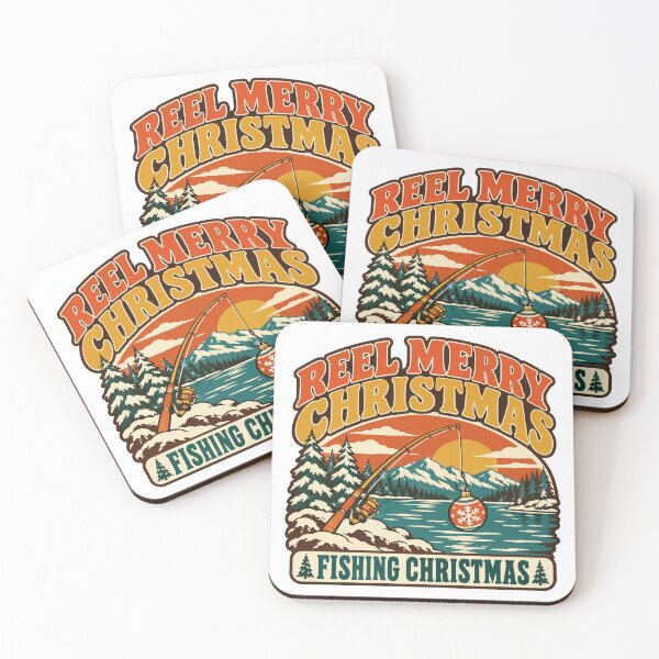 Item preview, Fishing Christmas Gift - Reel Merry Christmas designed and sold by RedRubyBubble.
