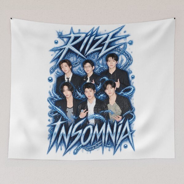 Item preview, RIIZE INSOMNIA Shattered Glass Group Art | Dark Kpop designed and sold by Valeree Store.