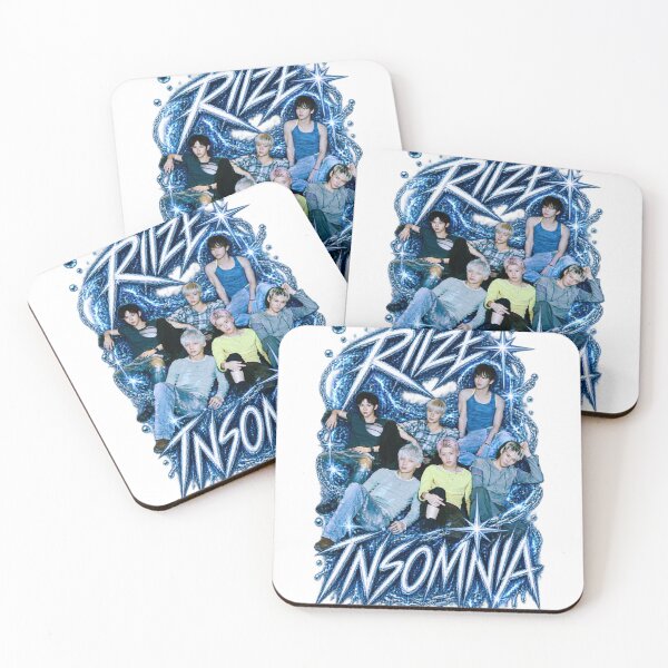 Item preview,  RIIZE INSOMNIA Chrome Gothic Typography | Group Fan Art designed and sold by Valeree Store.