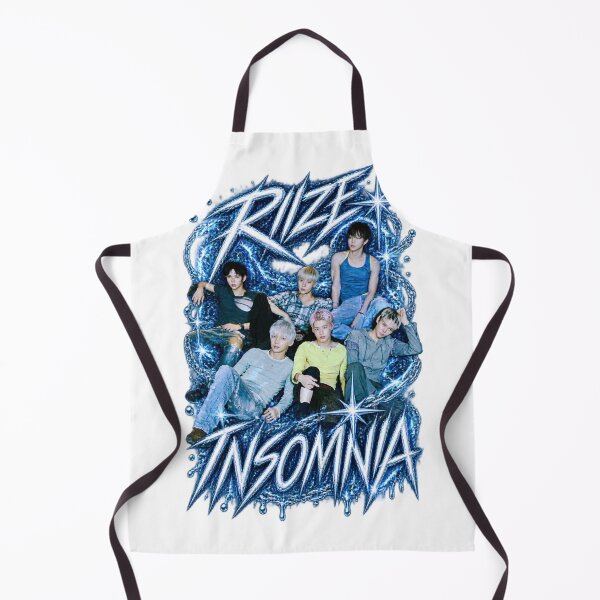 Item preview, RIIZE INSOMNIA Chrome Gothic Typography | Group Fan Art designed and sold by Valeree Store.