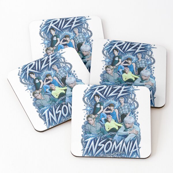 Item preview, RIIZE INSOMNIA Midnight Editorial | Six Member Kpop Art designed and sold by Valeree Store.