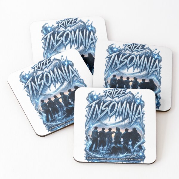 Item preview, RIIZE INSOMNIA Icy Blue Glow | Dark Group Graphic designed and sold by Valeree Store.
