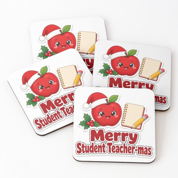 Item preview, Student Teacher Christmas Merry Student Teacher-mas Gift designed and sold by Soft Merch.