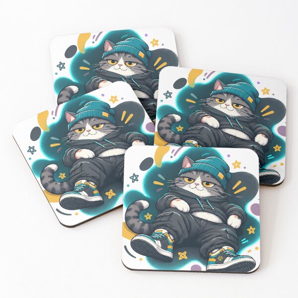 Item preview, lazy cat  designed and sold by LuckyInk11.