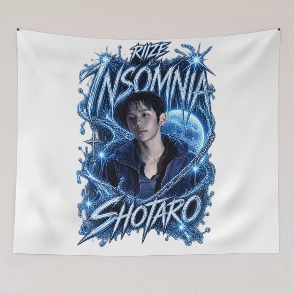 Item preview,  RIIZE Shotaro INSOMNIA Electric Blue Chrome Kpop Graphic designed and sold by Valeree Store.