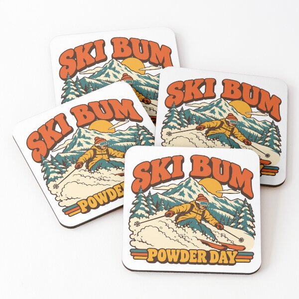 Item preview, Ski Bum Gift - Powder Day designed and sold by RedRubyBubble.