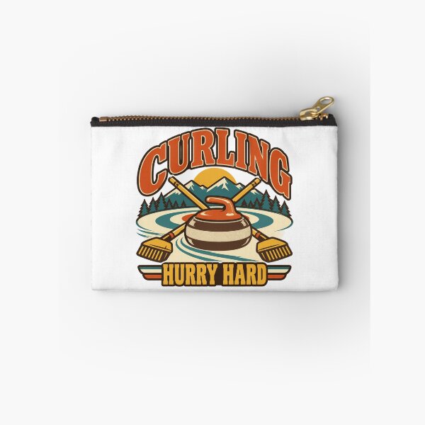Item preview, Curling Gift - Hurry Hard designed and sold by RedRubyBubble.